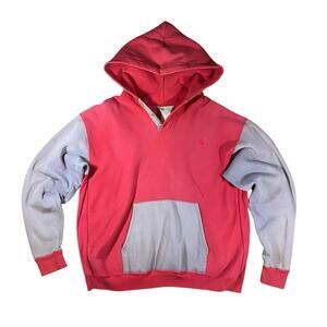 Vintage 80s Carhartt Two-tone Heavy Cotton Henley Hoodie - 3XL